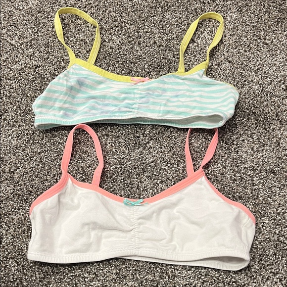 Circo Striped and Solid Bras - Yellow, Pink, White - Picture 1 of 1